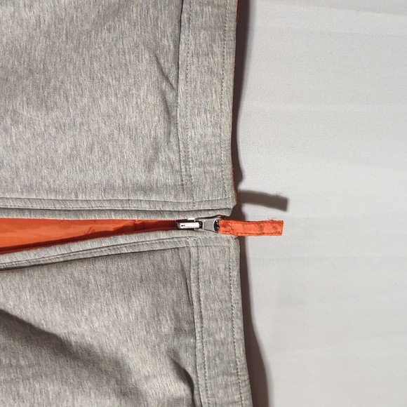 Hugo Boss Men's Size L Reversible Grey & Orange Zip Up Hoodie - Picture 4 of 10
